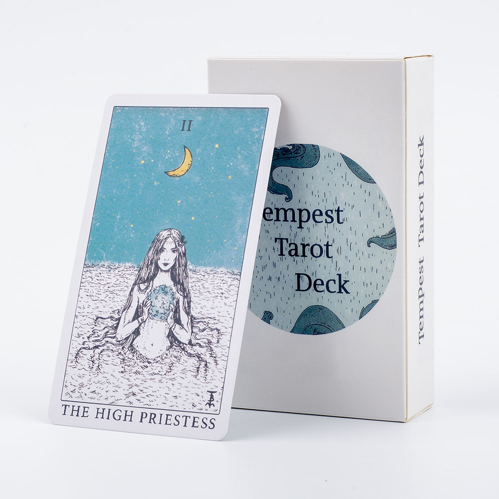 Tarot Cards Deck With Guidebook - Ocean Themed Tempest Tarot Deck 78