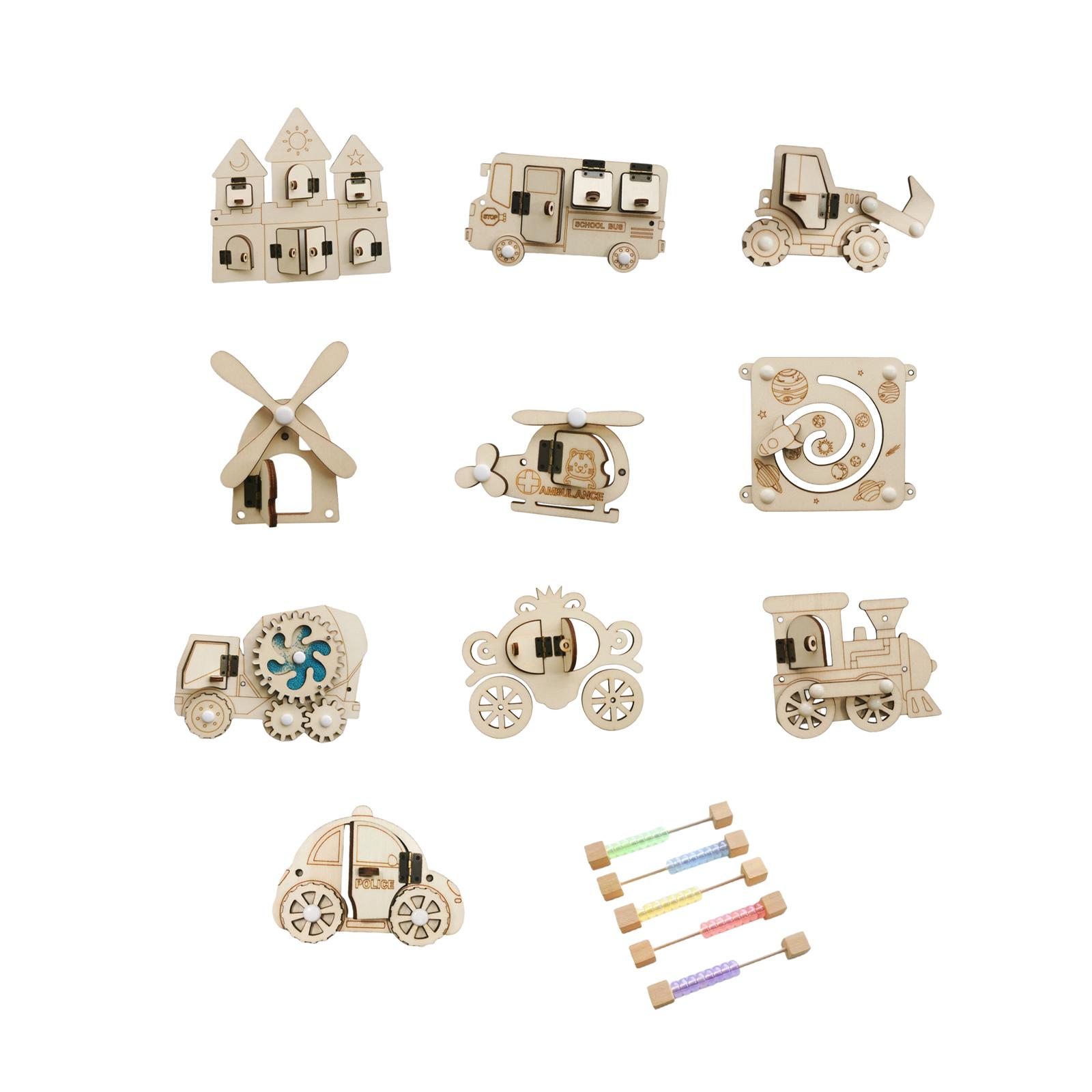 Wooden Busy Board DIY Door Bol - đánh giá và giá Montessori Wooden Busy Board Toddler