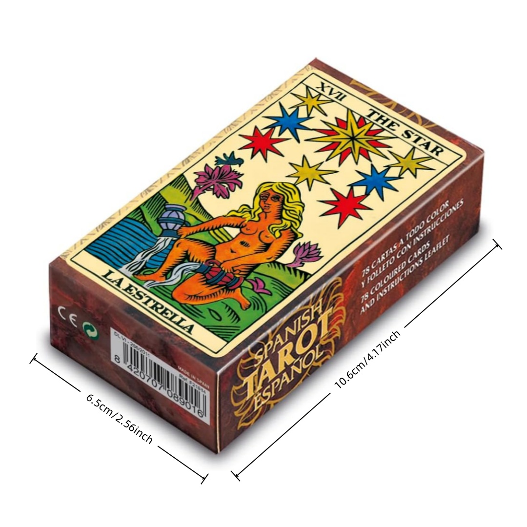78 Cards Classic Marseille Tar - đánh giá và giá Tarot Cards Deck With Guidebook