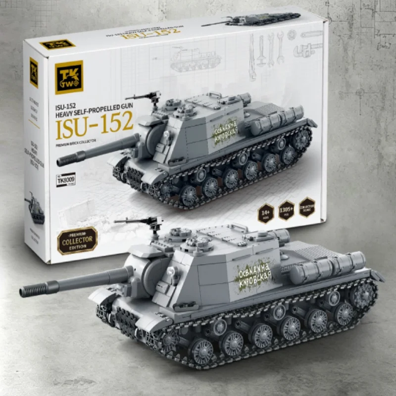 Moc ISU-152 Heavy Assault Cann - đánh giá và giá Lego Compatible Military Tank