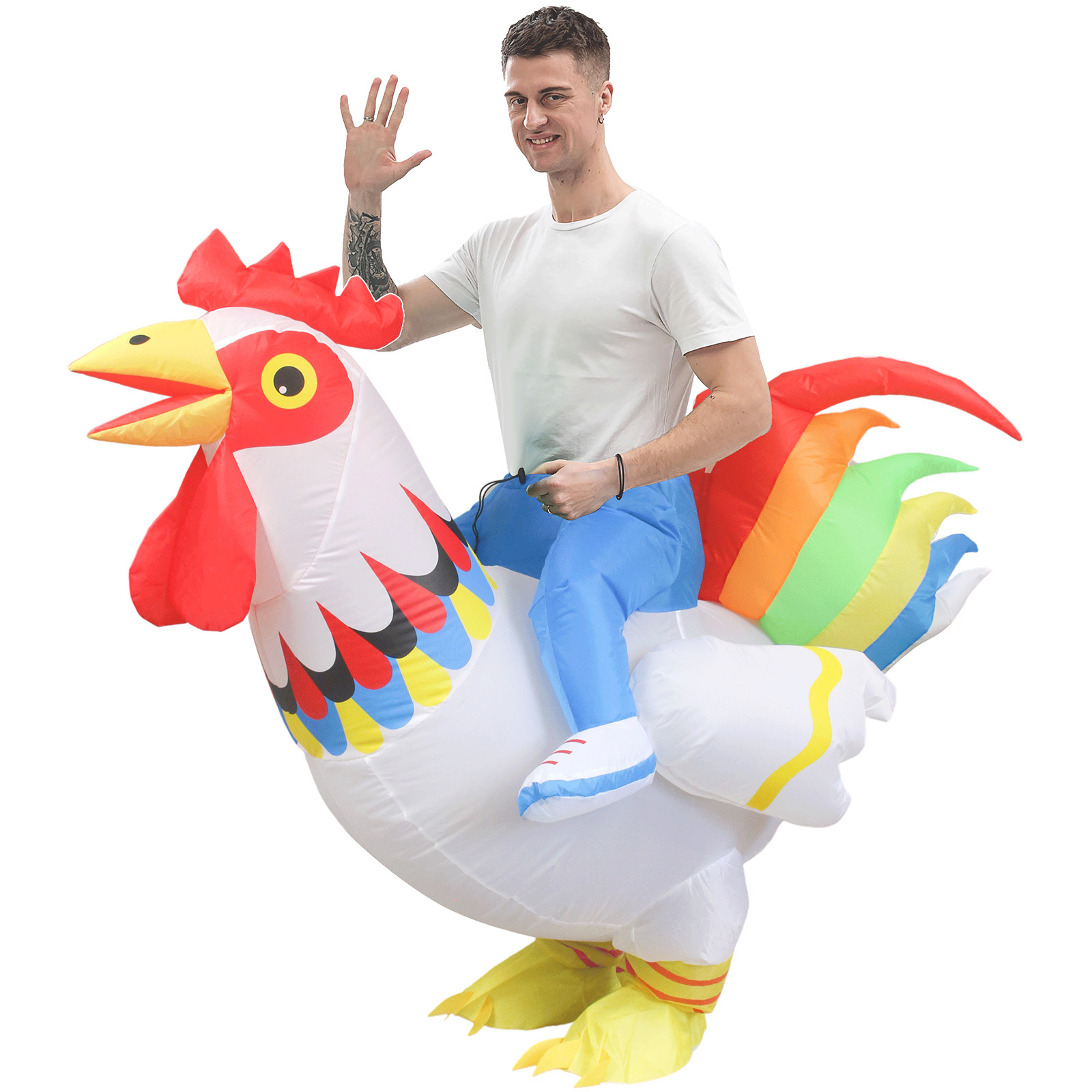 Halloween Funny Rooster Inflat - đánh giá và giá Dolls