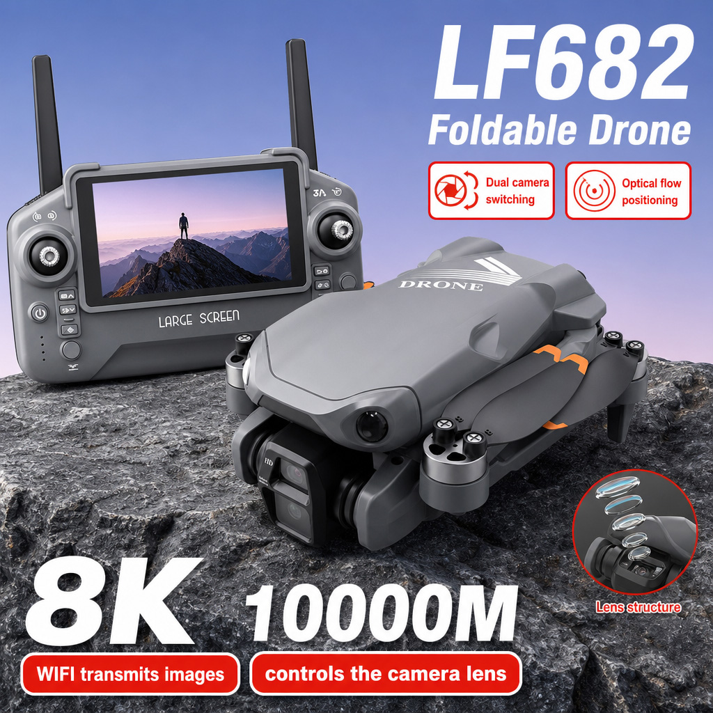 Aerial Photo LF682 Drone 8K HD - đánh giá và giá Fpv Brushless Rc Drone 4K