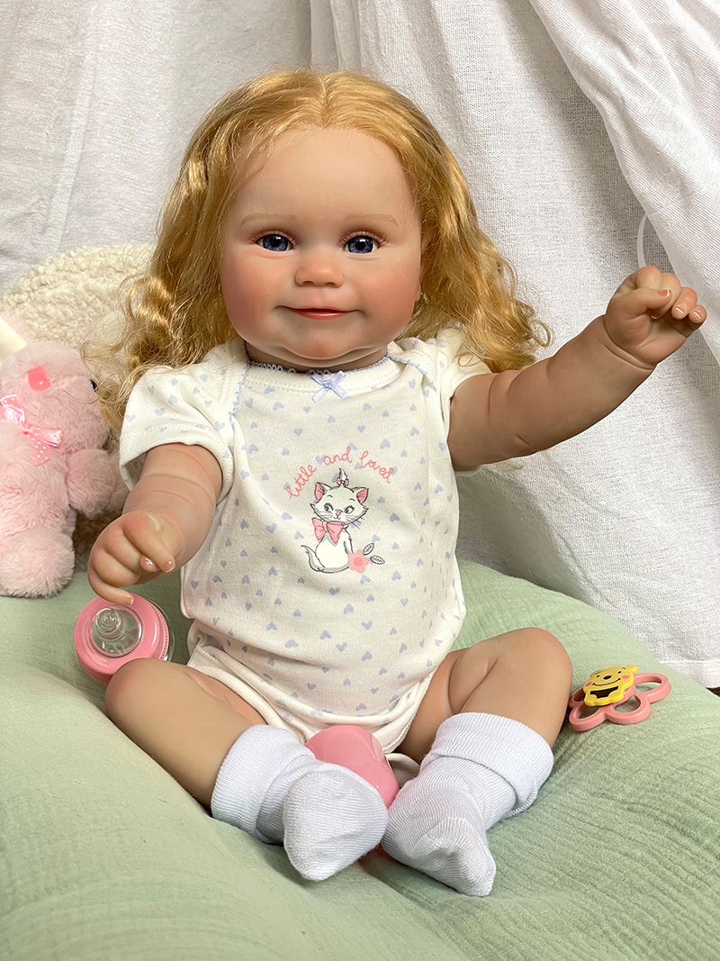 Cokela 50cm Realistic Silicone - đánh giá và giá Reborn Baby Doll Silicone Realistic