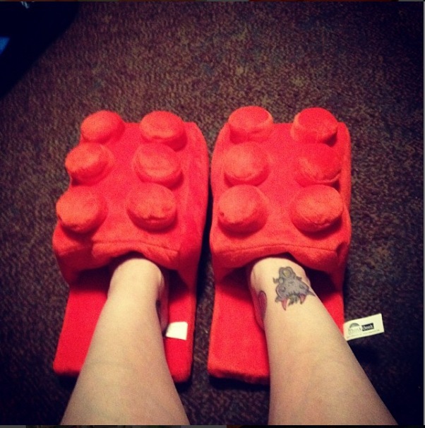 Warm Brick Slipper Women House - đánh giá và giá Building Blocks
