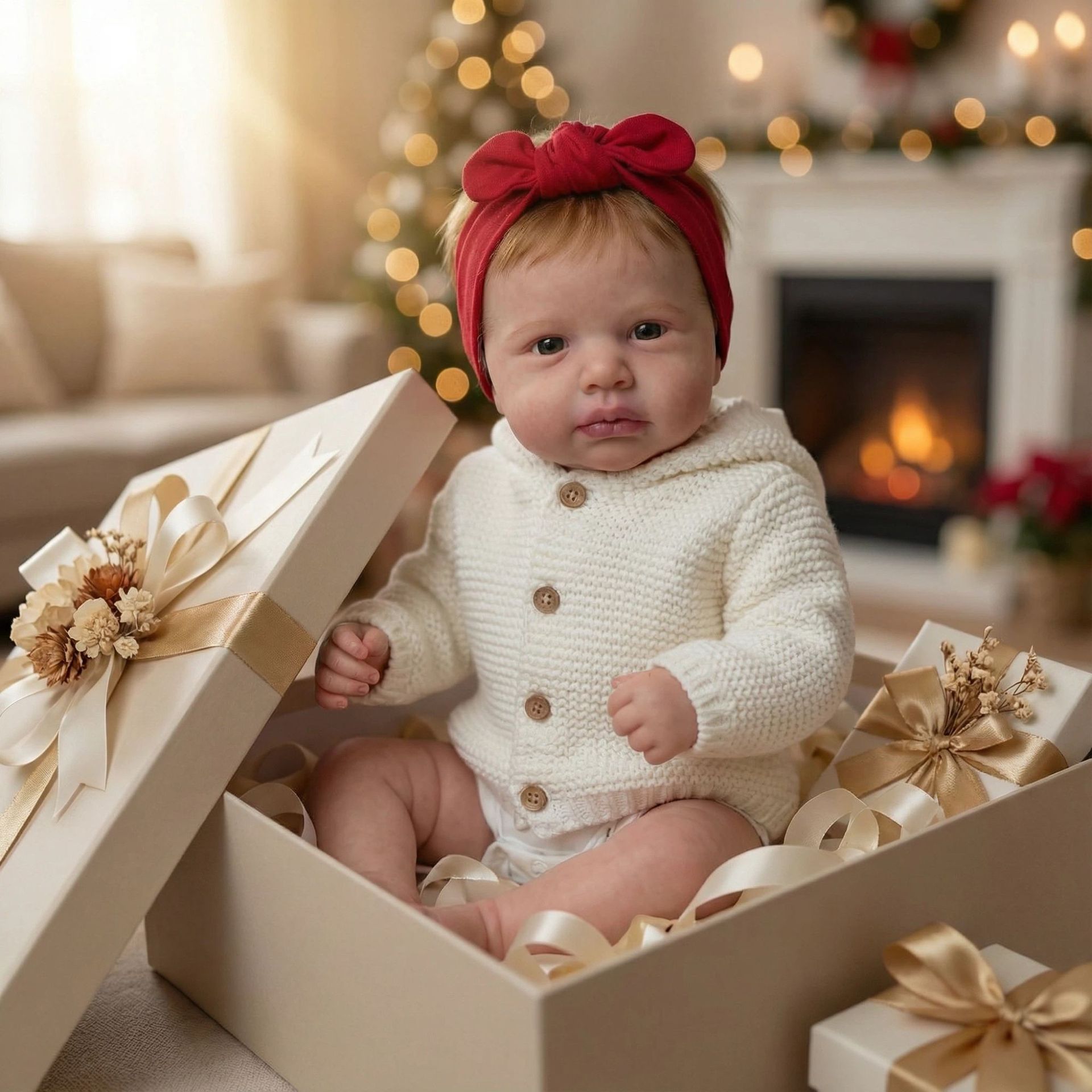 49cm LOULOU Realistic Newborn  - đánh giá và giá Reborn Baby Doll Silicone Realistic